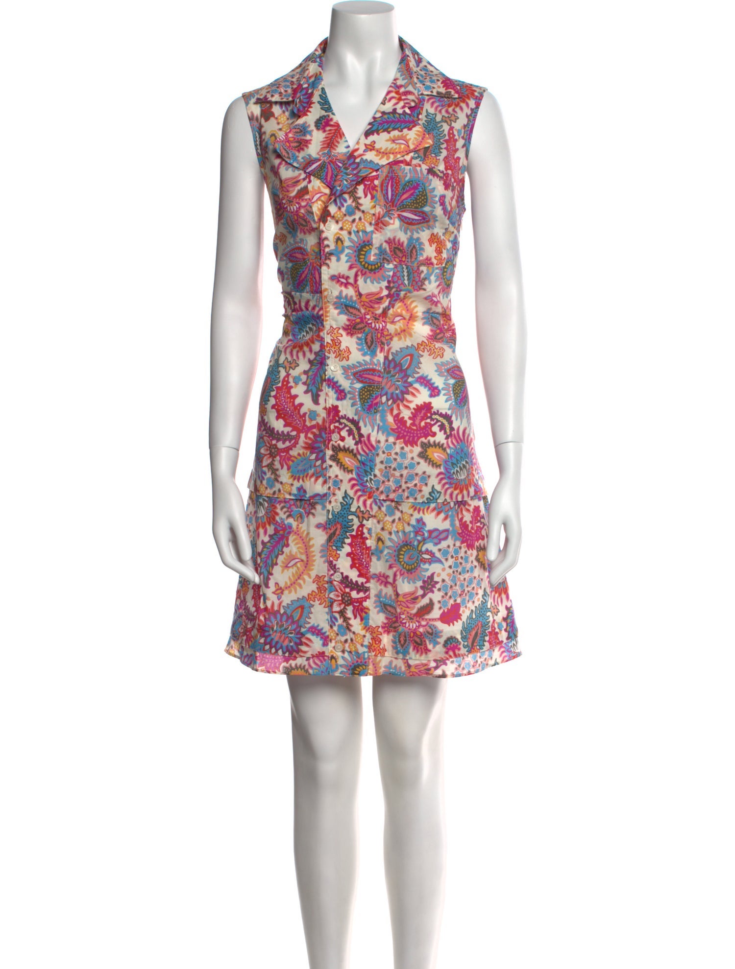 Derek Lam 10 Crosby Floral Print Mini Dress